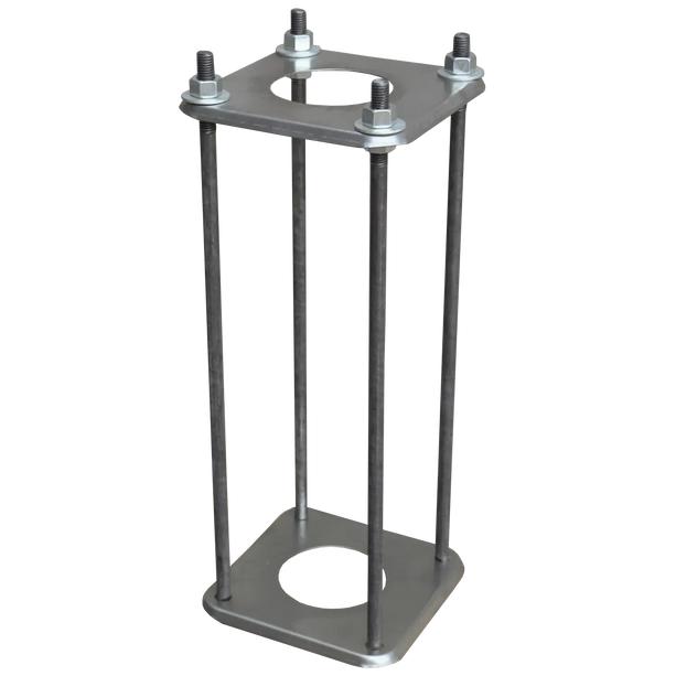 AlarmsysteemExpert.nl Cameramast 4.5m Donkergrijs, Gegalvaniseerd staal, Bliksemafleider