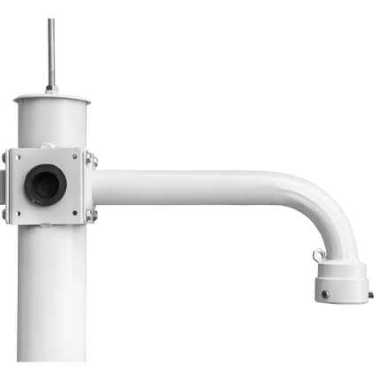 AlarmsysteemExpert.nl Cameramast 6 meter Wit, Gegalvaniseerd staal, Bliksemafleider
