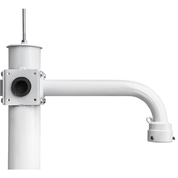 AlarmsysteemExpert.nl Cameramast 6 meter Wit, Gegalvaniseerd staal, Bliksemafleider