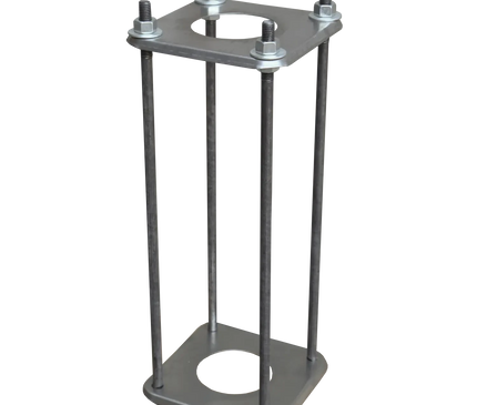 AlarmsysteemExpert.nl Camera Pole 4.5 m White, Galvanized Steel, Lightning Rod