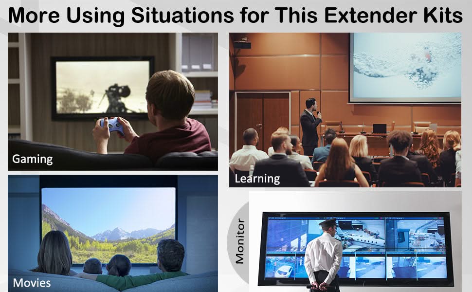 AlarmsysteemExpert.nl Draadloze Hdmi Zender En Ontvanger 4K/30Hz.