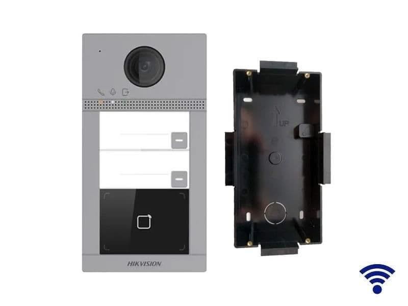 AlarmsysteemExpert.nl DS-KV8413-WME1/FLUSH Inbouw 4 beldrukkers IR verlichting PoE 12v