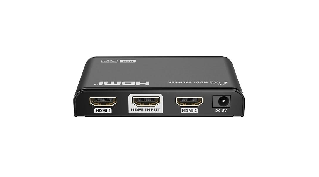 AlarmsysteemExpert.nl HDMI 2-poorts Splitter,  4K 60Hz UHD
