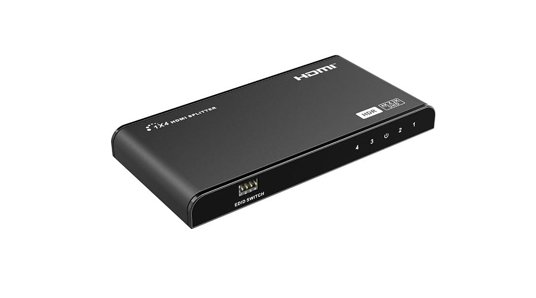 AlarmsysteemExpert.nl HDMI 4-poorts Splitter, 4K 60Hz UHD