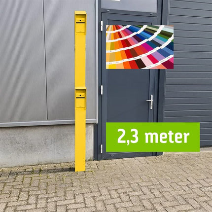 AlarmsysteemExpert.nl Intercomzuil 230cm, 15x15cm Dubbellaags gepoedercoat