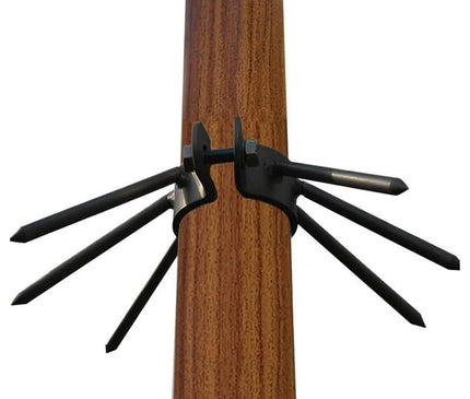 Alarm SystemExpert.co.uk Structure en bois léger mât à caméra avec ancre basculante 3 mètres