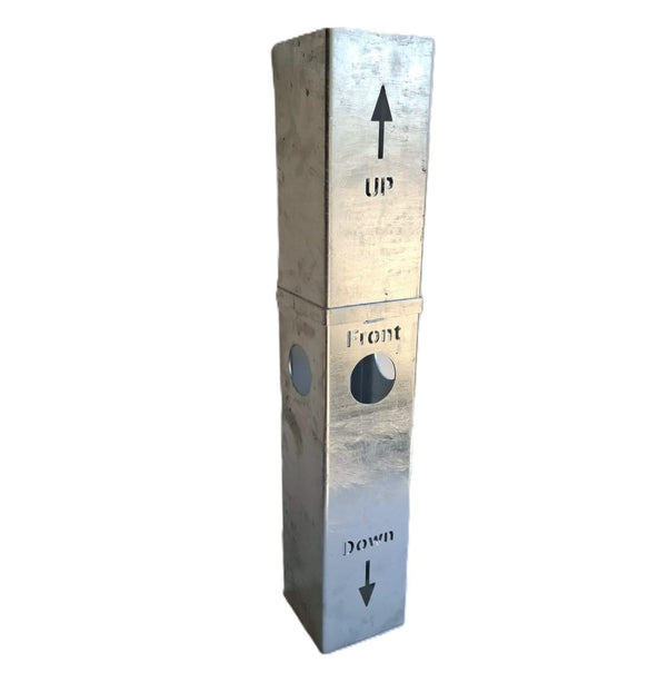 AlarmsysteemExpert.nl Overschuif Fundatiekoker voor Intercomzuil 15x15cm