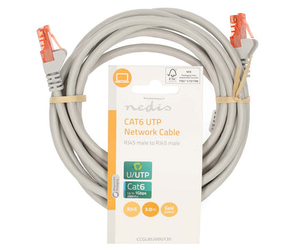 AlarmsysteemExpert.nl UTP CAT 6 netwerkkabel 3,0 m
