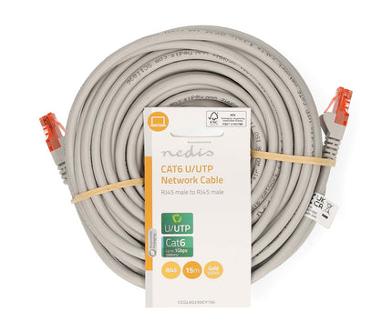 Alarm SystemExpert.de UTP CAT6 Netzwerkkabel 15.0 m