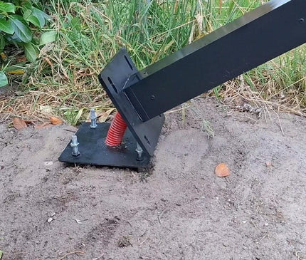 AlarmsysteemExpert.nl Vierkante cameramast met kantelanker 3 meter Zwart