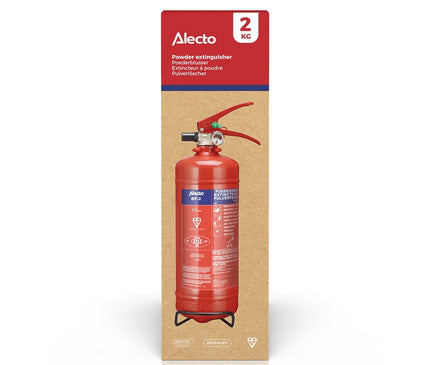 Extincteur à poudre Alecto 2 kg BP-2