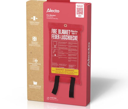Emballage de la couverture anti-feu Alecto SB11 100 x 100 cm