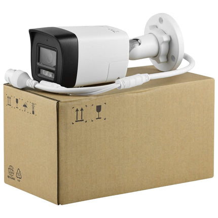 ASE B083-L/S, 8MP/4K Smart Hybrid-Light Bullet camera, PoE, Micro sd slot, 2-weg audio, Hikvision-Oem