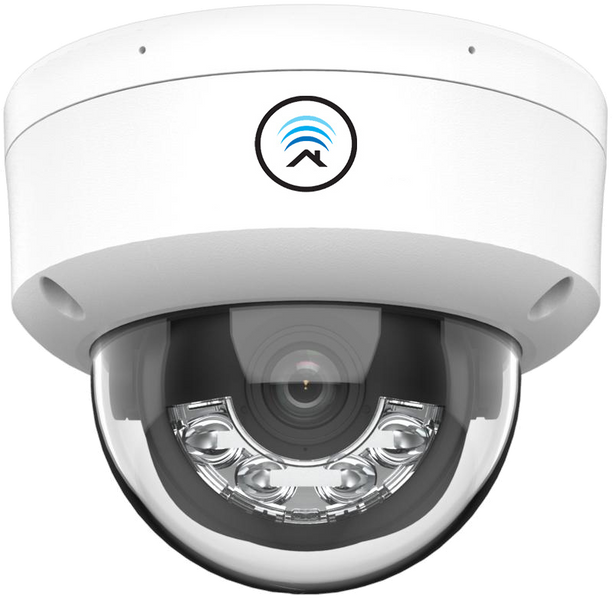 ASE Kit, 4x Dome, 8Mp 4K Ultra HD ColorVu Binnen camera, met NVR en bekabeling