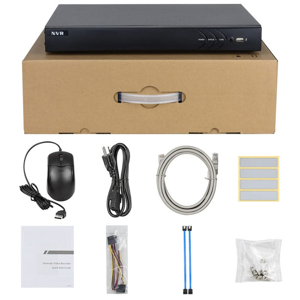 ASE Kit, 8x Bullet, 8Mp 4K Ultra HD, ColorVu met NVR en bekabeling