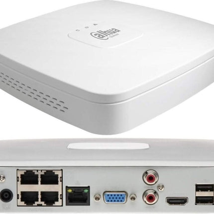 Dahua Black kit 3x Dome 4MP + Recorder & Bekabeling