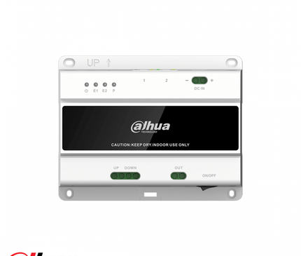 Dahua Dahua 2-Draht Switch (20 Innen-, 2 Durchgangsstationen) inkl. Netzteil