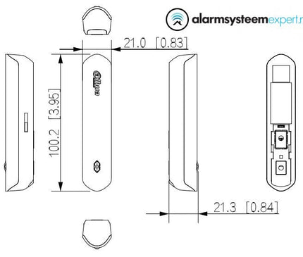 Dahua Dahua DHI-ARD323-W2(868), Magnetic Contact Wireless