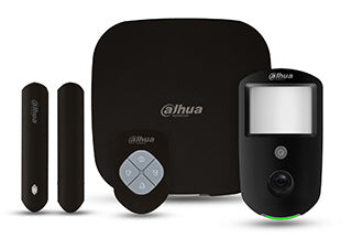 Dahua Dahua ART-ARC3800H-03-CAM-FW2(868) Wireless Alarm Kit Schwarz, mit Hub 2, WiFi/LAN und PIRcam