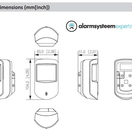 Dahua Dahua DHI-ARD1233-W2, Draadloze PIR Detector