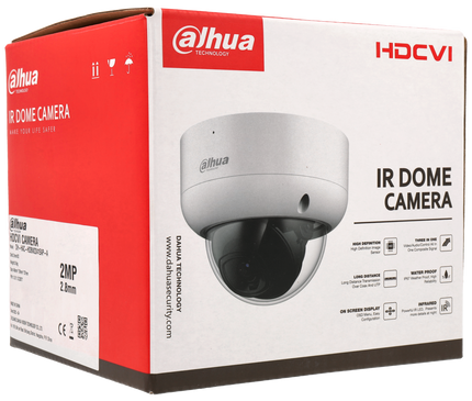 Dahua Dahua HAC-HDBW1200EA-A, caméra dôme HDCVI 2MP 2.8mm Full HD