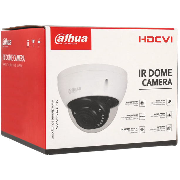 Dahua Dahua HAC-HDBW1500E-S2, 5MP 2.8mm HD-CVI Dome Kamera