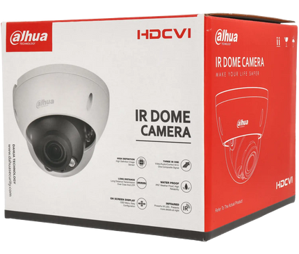 Dahua Dahua HAC-HDBW1500R-Z-S2, 5MP HD-CVI Dome 2.7-12mm Motor-Zoom Objektiv
