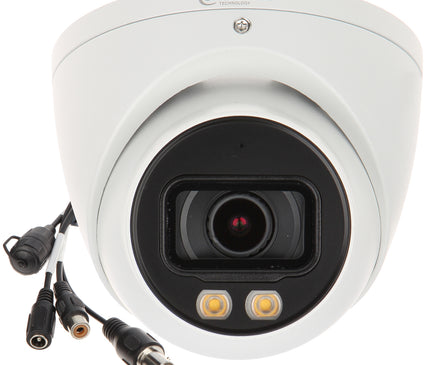 Dahua Dahua HAC-HDW2249T-A-LED, 2MP 2.8mm, HD-CVI, Eyeball, Full-Color, coaxial