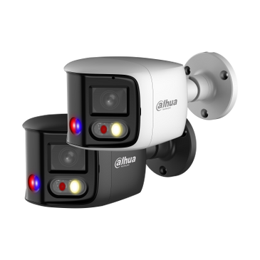 Dahua Dahua IPC-PFW3849SP, WizSense 8Mp Tioc Dual-Lens Bullet Network Camera 180° Black