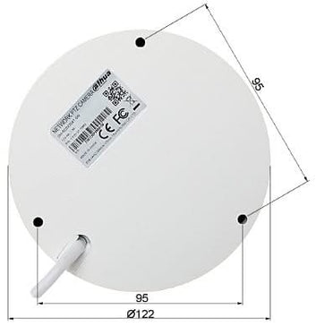 Dahua Dahua IPC-SD22404DB-GNY, 4 Megapixel Mini PTZ PoE Dome