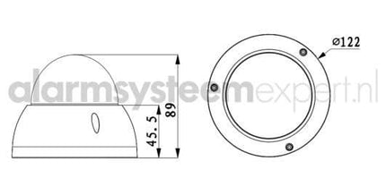 Dahua Dahua IPC-SD22404DB-GNY-W, 4 Megapixel Mini PTZ PoE Dome WiFi
