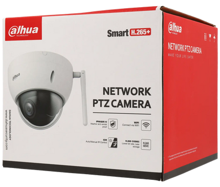 Dahua Dahua IPC-SD22404DB-GNY-W, 4-Megapixel-Mini-PTZ-PoE-Dome-Kamera mit WLAN