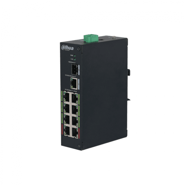 Dahua Dahua LR2110-8ET-120-V2, 8x PoE Switch (120W), 1x Uplink, 1x SFP