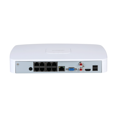 Dahua Dahua NVR4108-8P-EI 1x LAN 8xPoE Geschikt voor 8 IP camera's