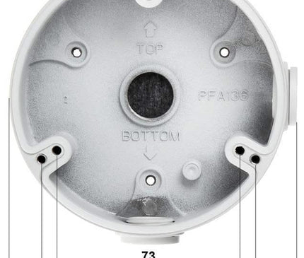 Dahua Dahua PFA136 mounting box for outdoor application