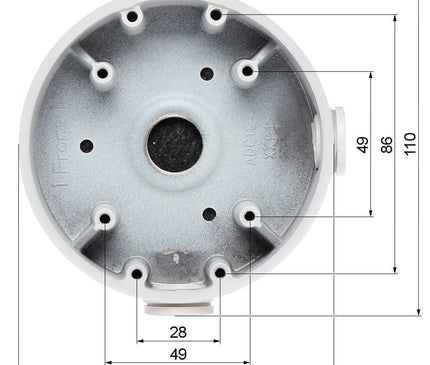 Dahua Dahua PFA139-B Einbaudose Schwarz