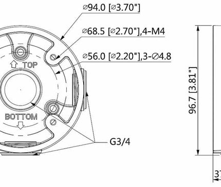 Dahua Dahua PFA13A Montagebox für den Außeneinsatz