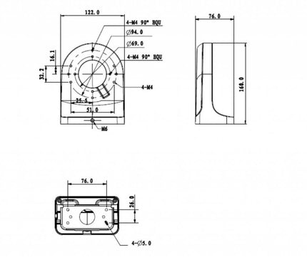 Dahua Dahua PFB204W Wandhalterung