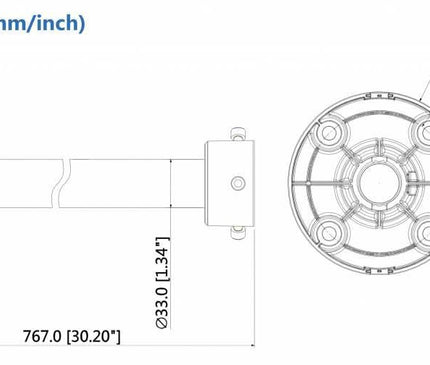 Dahua Dahua PFB220C Deckenhalterung
