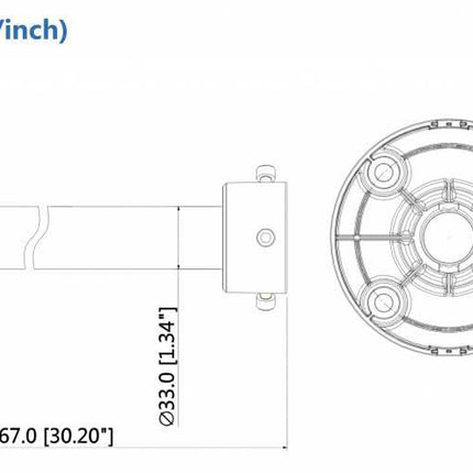 Dahua Dahua PFB220C Deckenhalterung