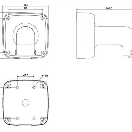 Dahua Dahua PFB302S Wasserdichte Wandhalterung