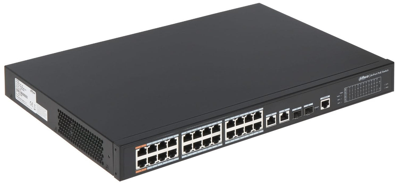 Dahua PFS4226-24ET-360, 24-Port 100 Mbps + 2-Port Gigabit PoE Switch, ANGEBOT