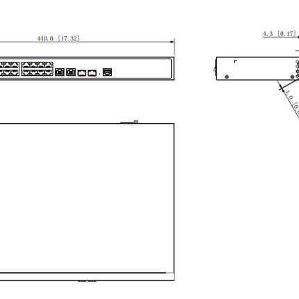 Dahua PFS4226-24ET-360, Commutateur PoE 24 ports 100 Mbps + 2 ports Gigabit, OFFRE