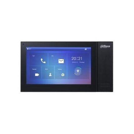 Dahua Dahua VTH2421FB-P, Innenstation 7-Zoll Touchscreen, schwarz, PoE, SIP