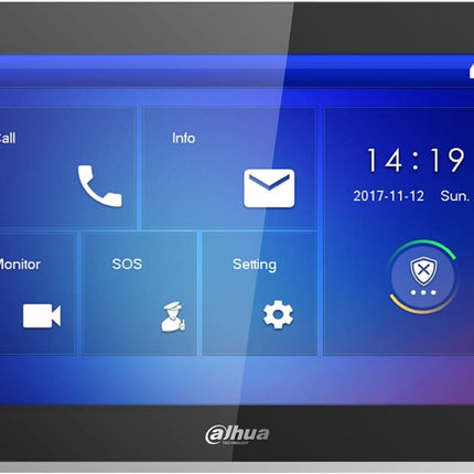 Dahua Dahua VTH5422HB Video Intercom 7" binnenpost PoE en 2-Draads zwart