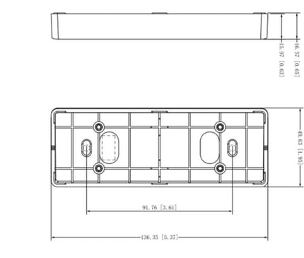 Dahua Dahua VTO2311R-WP  2MP Villa Video Deurbel WiFi PoE/12volt