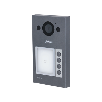 Dahua VTO3311Q-WP, Interphone vidéo 4 boutons pour poste extérieur PoE et WiFi avec Proximité