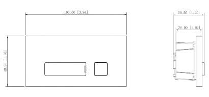 Dahua Dahua VTO4202F-MB1 Single bell push button