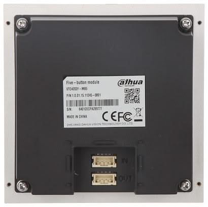 Dahua Dahua VTO4202F-MB5 5-voudige beldrukker