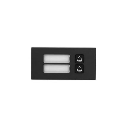 Dahua Dahua VTO4202FB-MB2 Bouton poussoir de sonnette double Noir